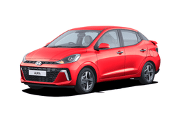 Hyundai Aura Color Fiery Red